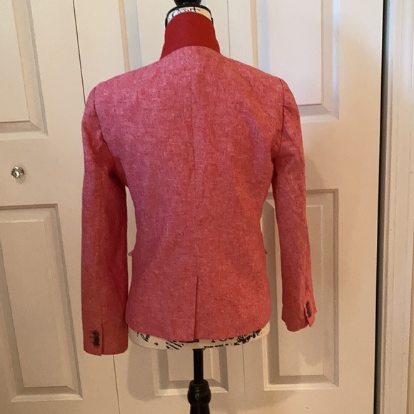 J. Crew Schoolboy Linen jacket Sz 8 - Picture 6 of 9